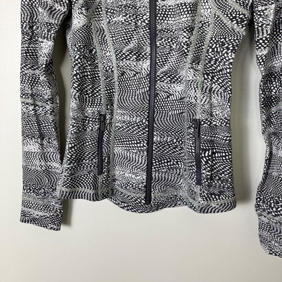 Lululemon Athletic Define Full Zip Jacket Luon Swerve Metal Grey Women’s Size 4 - Picture 4 of 7